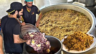 600 KG POPULAR BEEF PULAO MAKING  BEEF PULAO RECIPE  HUGE PULAO MAKING AT PAKISTANI STREET FOOD [upl. by Ellenig]