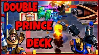 Neues Meta  Doppel Prinz  Deck Mit Der Flugmaschine  Selfmadedeck  Clash Royale  Deutsch [upl. by Nyvar11]