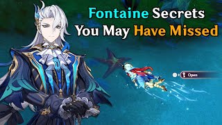 Fontaine Secrets You May Have Missed in Genshin Impact [upl. by Anuahs]