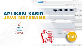 JAVA NETBEANS MEMBUAT PROJEK APLIKASI KASIR  PART I [upl. by Eelsew]