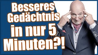 Gedächtnis verbessern in nur 5 MINUTEN Übungen für das Gedächtnis 🧠 [upl. by Asus484]