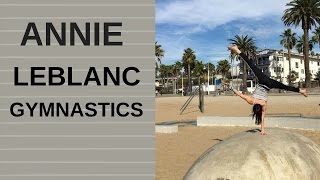 Annie Leblanc gymnastics [upl. by Aeslek363]