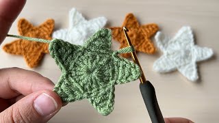 knitting star 🌟 crochet star making [upl. by Malissia140]