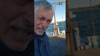 Checking on the boat and skiff maine fishing weather windy lobster [upl. by Dugan]