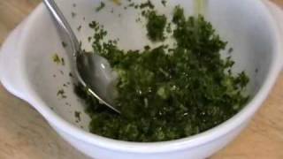 Gremolata  Italian Parsley Garlic Lemon Sauce [upl. by Hsejar429]