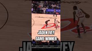 JADEN IVEYS GAME WINNING SHOT  PISTONS VS RAPTORS  NOVEMBER 25 2024 pistons nba nbahighligts [upl. by Dupre]