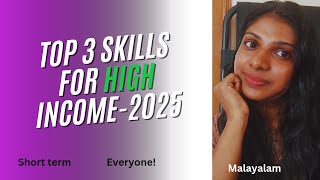 Top 3 HighIncome Skills You Can Master Quickly in 2025 topskills [upl. by Aieka]