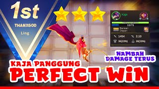 Perfect Win Commander Ling  Kaja Damage 2500 dengan Synergy Immortal 6  Magic Chess MLBB [upl. by Lerej716]