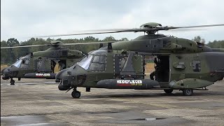 CLOSE BUNDESWEHR NH90 STARTUP amp TAKEOFF [upl. by Marlie910]