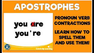 Shortened Words Homeschooling CONTRACTIONS and APOSTROPHES [upl. by Adriana]