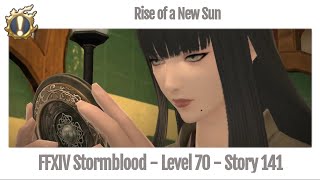 FFXIV Rise of a New Sun  Story 141  Stormblood [upl. by Atiuqrehs372]