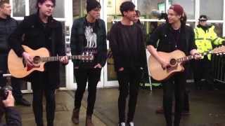 5 Seconds of Summer 5SOS She Looks So Perfect Acoustic Lincoln 14214 HD [upl. by Meesaw104]