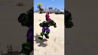 Robot Hulk Fight Against Pink Hulk And Saved Franklin 😱shorts [upl. by Letnom]