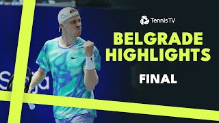 Denis Shapovalov vs Hamad Medjedovic For The Title  Belgrade 2024 Final Highlights [upl. by Ycart]