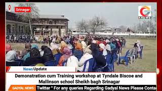 Demonstration cum Training workshop at Tyndale Biscoe and Mallinson school Sheikh bagh Srinagar [upl. by Cristy]