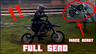 Testing My Stomp 140 Pitbike FULL SEND [upl. by Kroy]