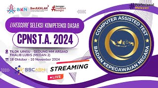 Livescore Seleksi Kompetensi Dasar CPNS 20 Oktober 2024 Sesi 1  Tilok UIN Medan [upl. by Ilowell]