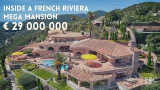 Inside a French Riviera Mega Mansion €29000000 💰 [upl. by Bev]