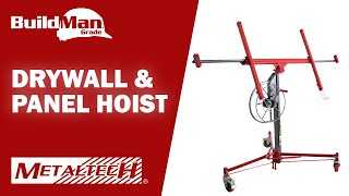 METALTECH BUILDMAN GRADE  Drywall Hoist [upl. by Pauiie]