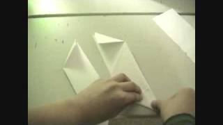 How to make a ninja star Shuriken out of paper this one is the better one [upl. by Flossie]