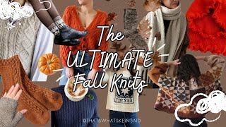 The ULTIMATE Fall Knitting Pattern Inspo 70 Knitting Patterns Perfect For Autumn [upl. by Jud672]