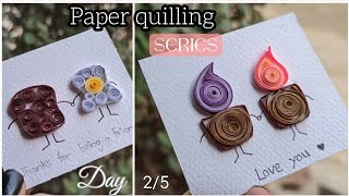 quilling art  paper quilling  easy quilling crafts  quilling  for beginners  bia [upl. by Sobel]