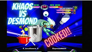 MvC2  PSN Casuals  Khaos vs Desmond MSTentacles Practice [upl. by Conney]