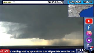 LIVE 52523 • Mosquero New Mexico Severe Storm Chasing Adam [upl. by Hisbe43]