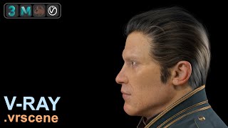 How to export a scene with Ornatrix hair in Vray vrscene from Maya and render it in 3ds Max [upl. by Greggory278]