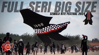 GANASS❗️LOMBA BIG SIZE PERDANA DI MERTASARI FULL SERU  SEWALU KITE FESTIVAL 2024 [upl. by Alam]