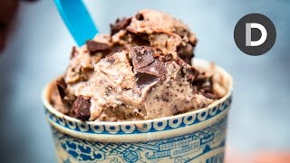 Chocolate Banana Ice Cream 3 ingredient recipe [upl. by Anidam]