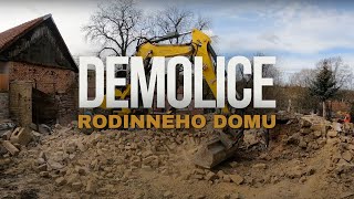 Demoliční práce  Demolice rodinného domu ve Bzové [upl. by Caz875]