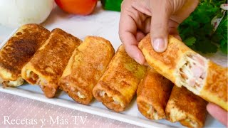 Cómo hacer Rollitos de jamón con queso en menos de 10 minutos [upl. by Gayle737]