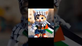 فلسطين ❤️ 💓 cat انمي cartoon [upl. by Kentiggerma]