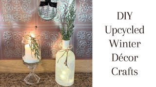 DIY Upcycled Winter Décor Crafts [upl. by Neirb]