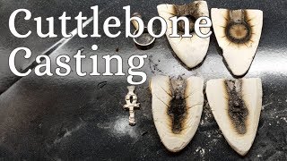 Cuttlebone Metal Casting Tutorial  making a silver ring amp ankh with cuttlebone [upl. by Nitas823]