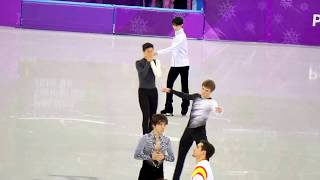 PyeongChang Olympic 6min practice216 Part1 Men SP Yuzuru Hanyu [upl. by Cleres]