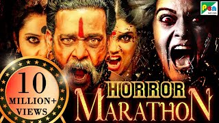 Horror Movies Marathon  South Hindi Dubbed Movies 2020  Pottu Ek Tantra Maya Mall Bhoot Ka Khel [upl. by Neelyhtak497]