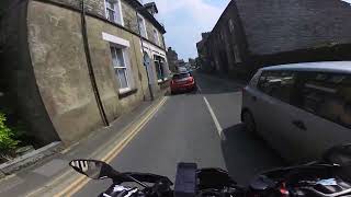 DUCATI HYPERMOTARD 950 RVE  ARNSIDE TO GRANGE OVER SANDS UK [upl. by Janka110]