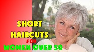 30 BEST Short Haircuts for Women Over 50 [upl. by Eittak]