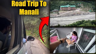 Shimla to Manali Road Trip After Flood  Highway Washed Out Old Route Best Hotel [upl. by Arinay]