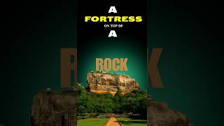 This Fortress is built on top of a rock 🤯⛰️ shorts sigiriyarock shortsviral india usa facts [upl. by Ateiluj]