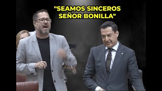 INCOMODA A MORENO BONILLA CUANDO LE PREGUNTA LO QUE NO QUIERE HABLAR LA RESPUESTA LO DICE TODO [upl. by Nylla]