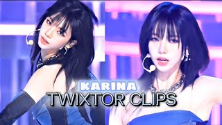 aespa quotkARINAquot fancam TWIXTOR CLIPS for editing [upl. by Naujit]