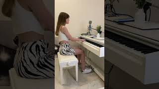 me singing Birdy and playing piano shorts pianocover singing [upl. by Ahseram]