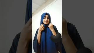 Diamond Face Shape Hijab Tutorial 💎✨meerxbmx HijabTutorial [upl. by Jammin]