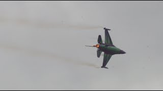 In memory of the Belgian F16 display team [upl. by Ahsikym]