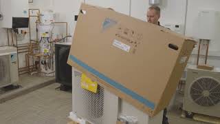 Unboxing the Daikin Altherma 3 Low Capacity R32 Monobloc 468 [upl. by Ecnarret911]