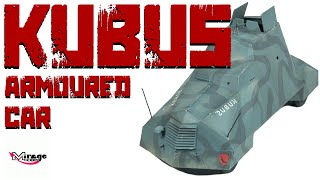 Armored car  Polish Kubus 135 Mirage Hobby scale model  build and review [upl. by Lia]