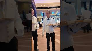 Classic Afternoon Tea Procession  Cunard QM2 shorts short food qm2 cruise [upl. by Neda230]